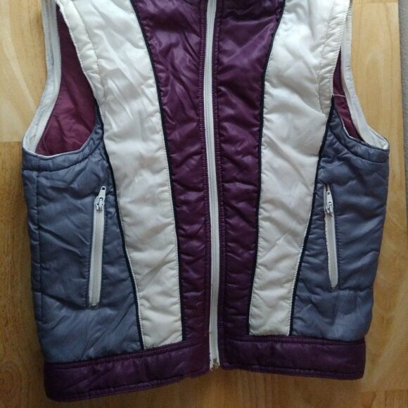 Vintage 70s Sears Color Block Puffer Vest - Picture 2 of 7